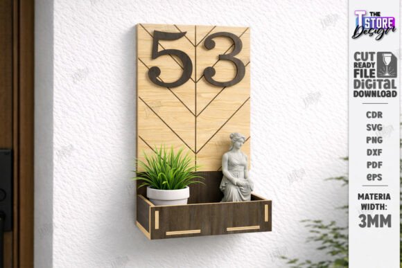 Elevate Curb Appeal with a Modern Laser Cut House Number Sign