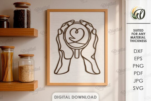 Evaluating Kitchen Line Art Laser Cut Files for Modern Design Projects