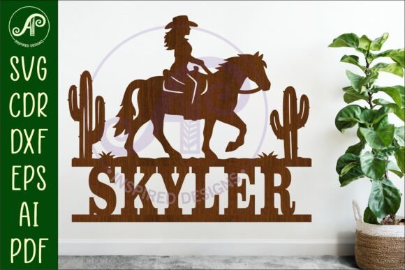 Evaluating the Cowgirl Horse Rider SVG for Western-Themed Laser Cutting Projects