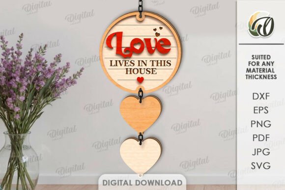 Love Decor Laser Cut SVG: Design Your Space