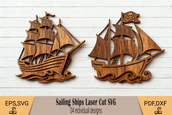 Mastering Maritime Craft: A Guide to Sailing Ships Laser Cut SVG Designs