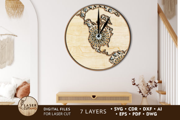 Mastering Multilayer USA Map Clock Cut Files for Professional Laser Projects