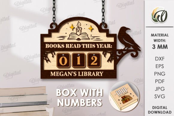 Mastering Your Reading Goals with a Book Read Tracker Laser Cut Design