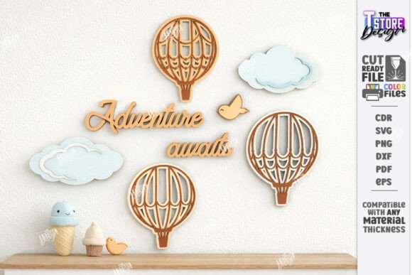 Nursery Wall Decor Laser Cut Kids Laser