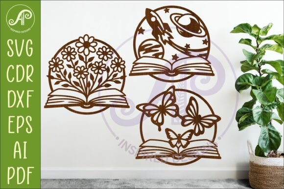 Open Book Wall Art Bundle SVG Floral: A Creative Solution for Modern Designers