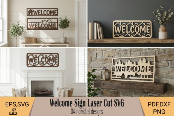 Strategic Deployment of Welcome Sign Laser Cut Wall Art for Brand and Home Impact