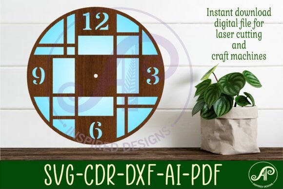Strategic Design Execution with Mid Century Modern Clock Laser Cut 2